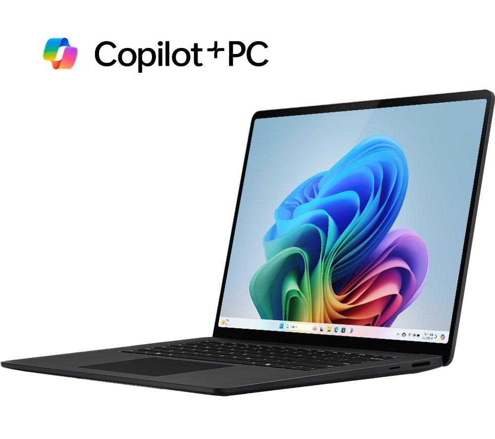 MICROSOFT Surface Laptop 15", Copilot+ PC - Snapdragon X Elite, 1 TB SSD, 32 GB, Black