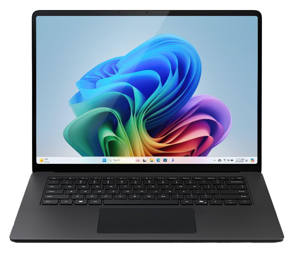 MICROSOFT Surface Laptop 15", Copilot+ PC - Snapdragon X Elite, 1 TB SSD, 32 GB, Black