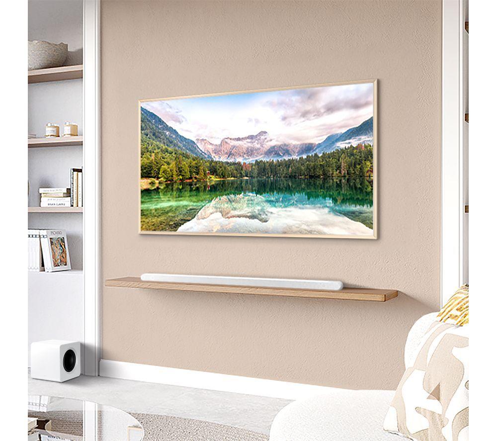 Barra de sonido inalámbrica SAMSUNG HW-S801D/XU 3.1.2 con Dolby Atmos, DTS Virtual:X y Amazon Alexa - Blanco