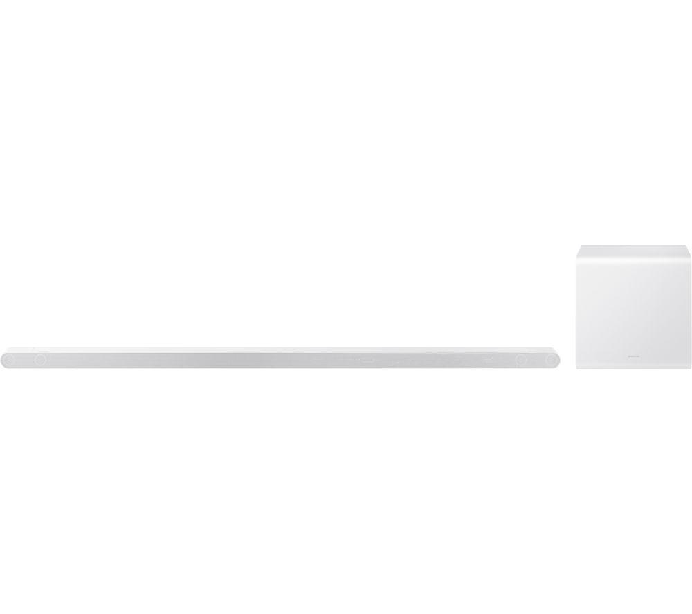 SAMSUNG HW-S801D/XU 3.1.2 Wireless Sound Bar with Dolby Atmos, DTS Virtual:X & Amazon Alexa - White