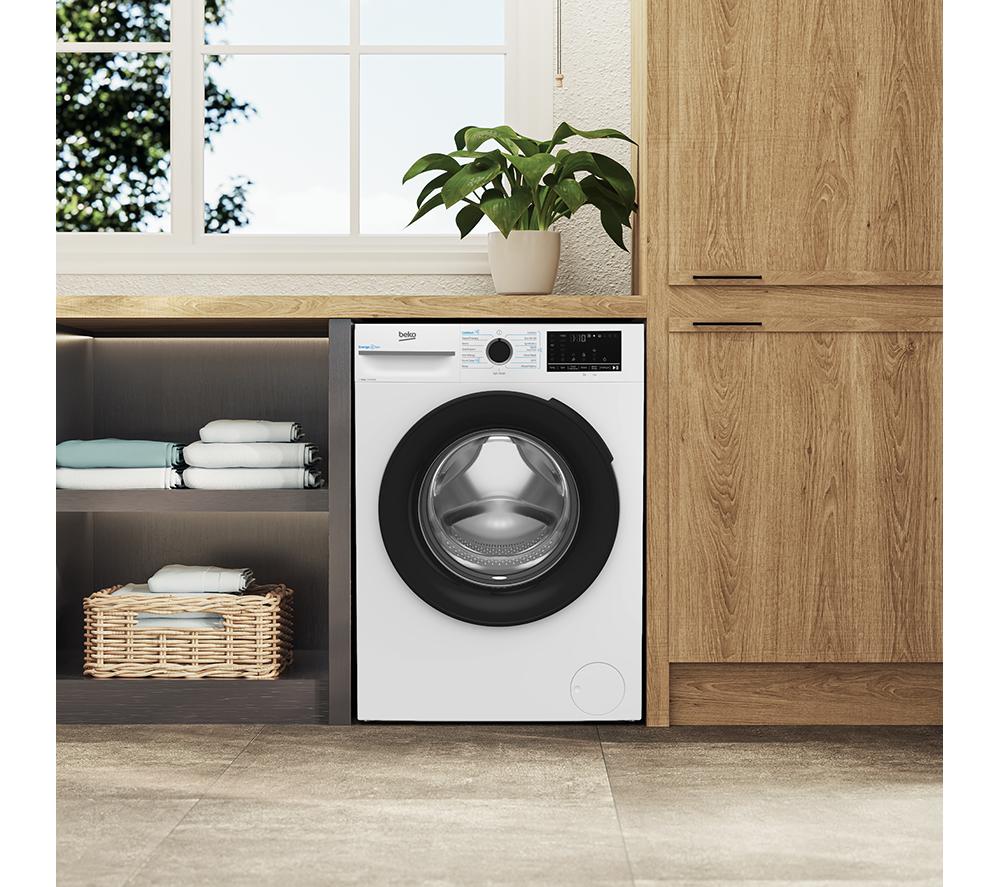 Lavadora BEKO Pro EnergySpin IronFast BM3WT4104IW de 10 kg y 1400 rpm - Blanca