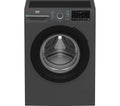 BEKO Pro EnergySpin IronFast BM3WT4841IA 8 kg 1400 Spin Washing Machine - Anthracite
