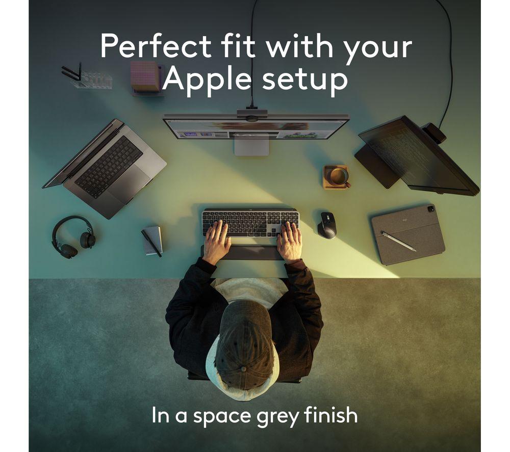 Teclado Inalámbrico LOGITECH MX Keys S para Mac - Gris Espacial