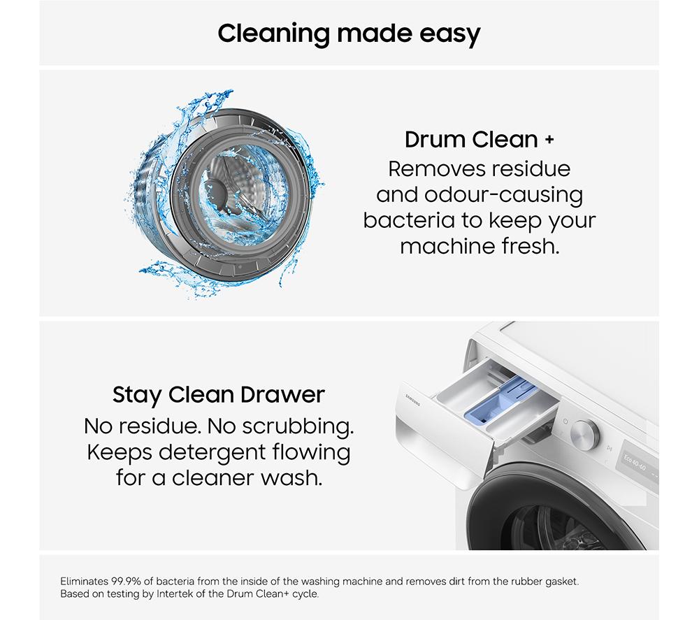 SAMSUNG Series 7 AI Energy + AutoDose WW90DB7U94GEU1 WiFi-enabled 9 kg 1400 Spin Washing Machine - White