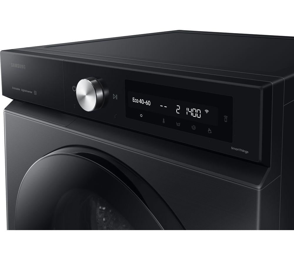 Lavadora SAMSUNG Serie 7 AI Energy + AutoDose WW90DB7U94GBU1 con WiFi, 9 kg, 1400 rpm - Negra