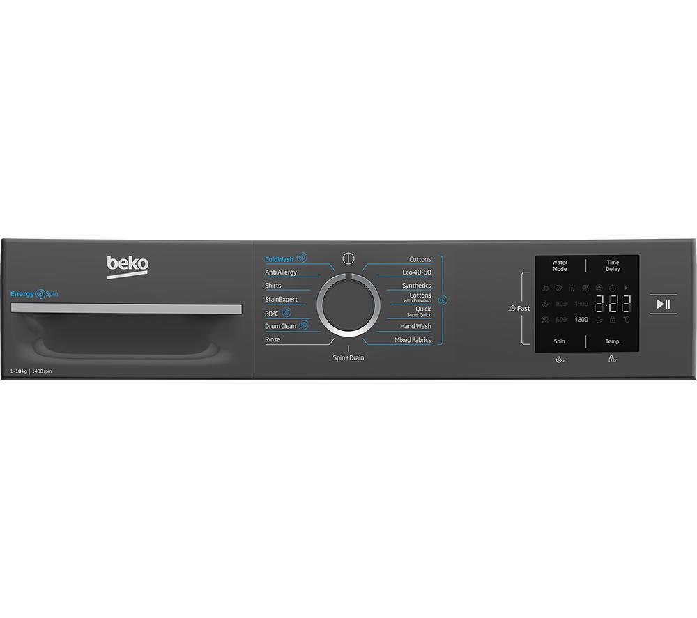 Lavadora BEKO EnergySpin BM3WT31041A 10kg 1400 rpm - Antracita