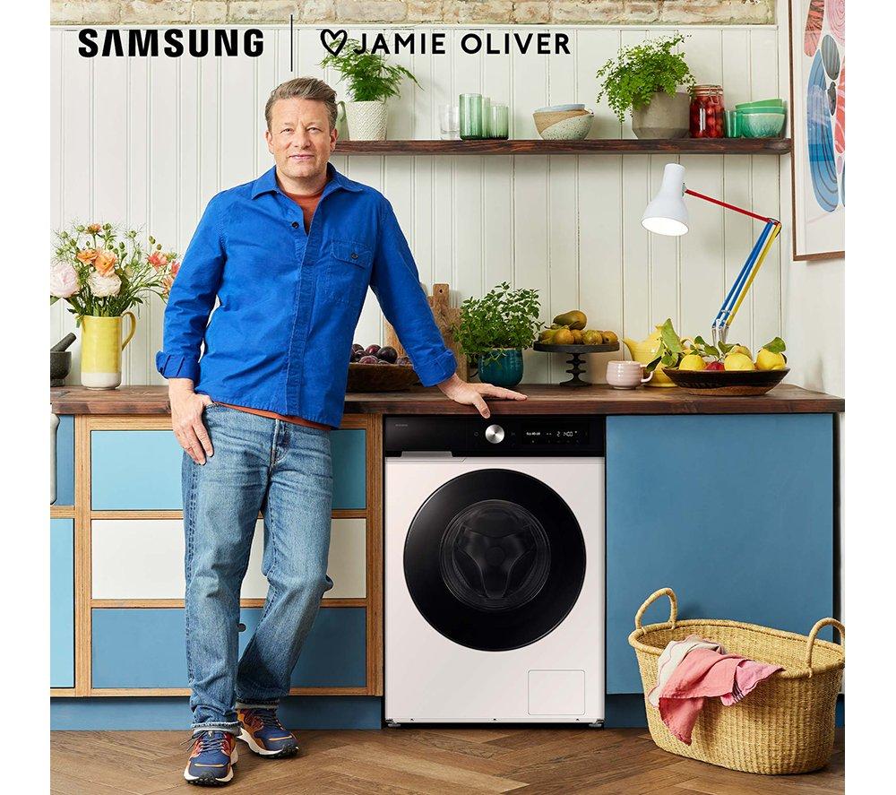 Lavadora SAMSUNG Serie 7 AI Energy + SpaceMax WW11DB7B94GEU1 con WiFi de 11 kg y 1400 rpm - Blanca