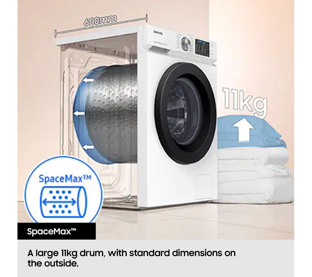 SAMSUNG Series 6 SpaceMax WW11DG6B25LBU1 WiFi-enabled 11 kg 1400 Spin Washing Machine - Black