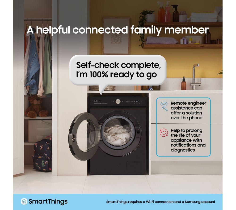 SAMSUNG Series 6 SpaceMax WW11DG6B25LBU1 WiFi-enabled 11 kg 1400 Spin Washing Machine - Black