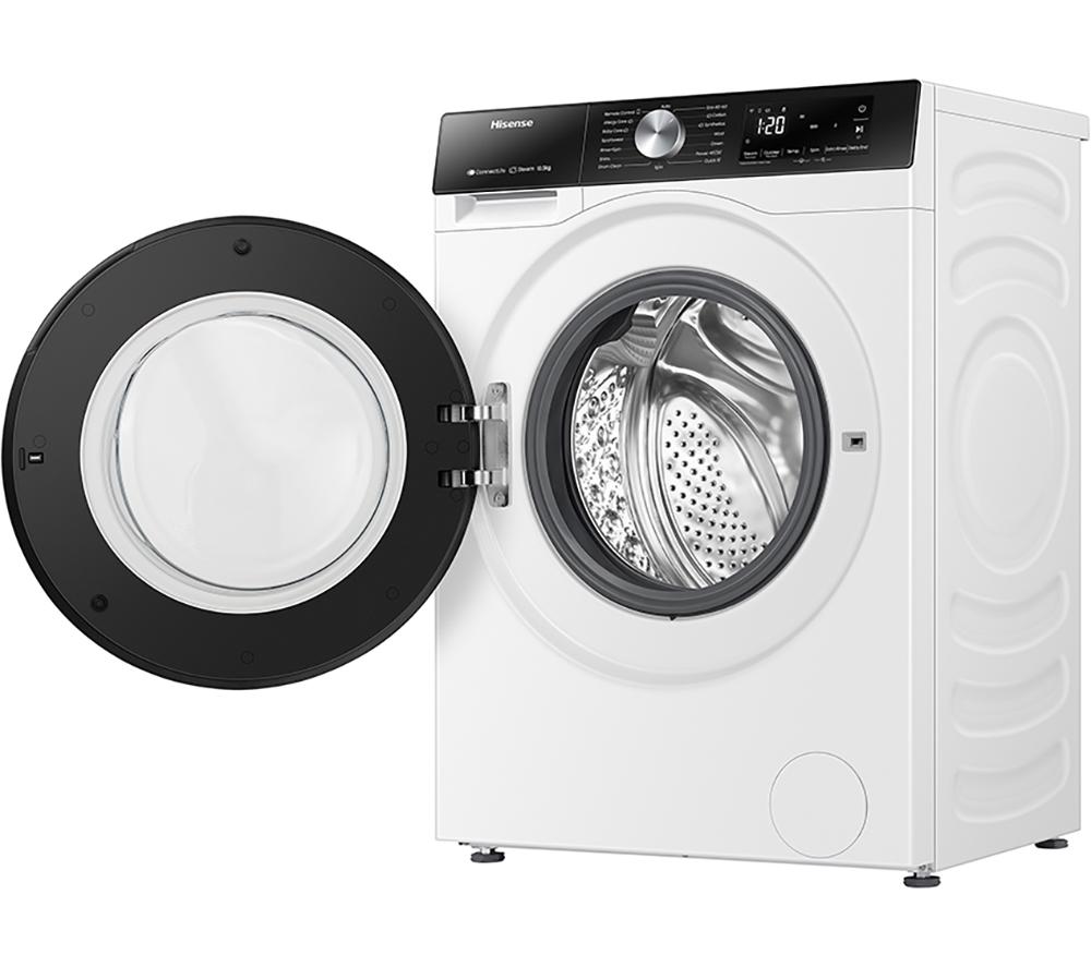 Lavadora HISENSE Serie 3S WF3S1043BW3 con WiFi, 10 kg, 1400 rpm - Blanca