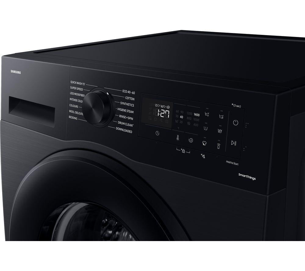 Lavadora SAMSUNG Serie 5 SpaceMax WW11DG5B25ABEU con WiFi, 11 kg, 1400 rpm - Negro