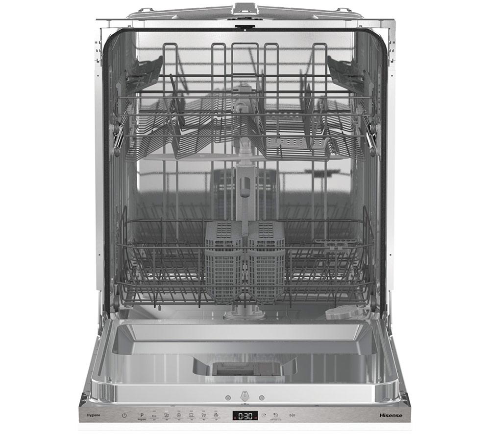 HISENSE HV642E90UK Vollintegrierter Standardgeschirrspüler - Weiß