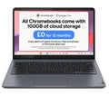 LENOVO IdeaPad Slim 3 14" Chromebook & Sleeve - Intel® Core™ i3, 128 GB eMMC, Storm Grey