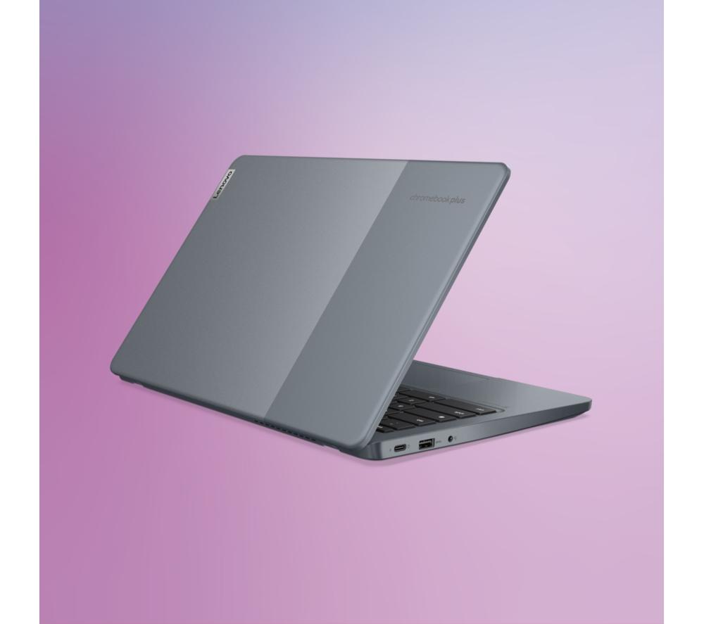 LENOVO IdeaPad Slim 3 Chromebook de 14" y funda - Intel® Core™ i3, 128 GB eMMC, Gris Tormenta