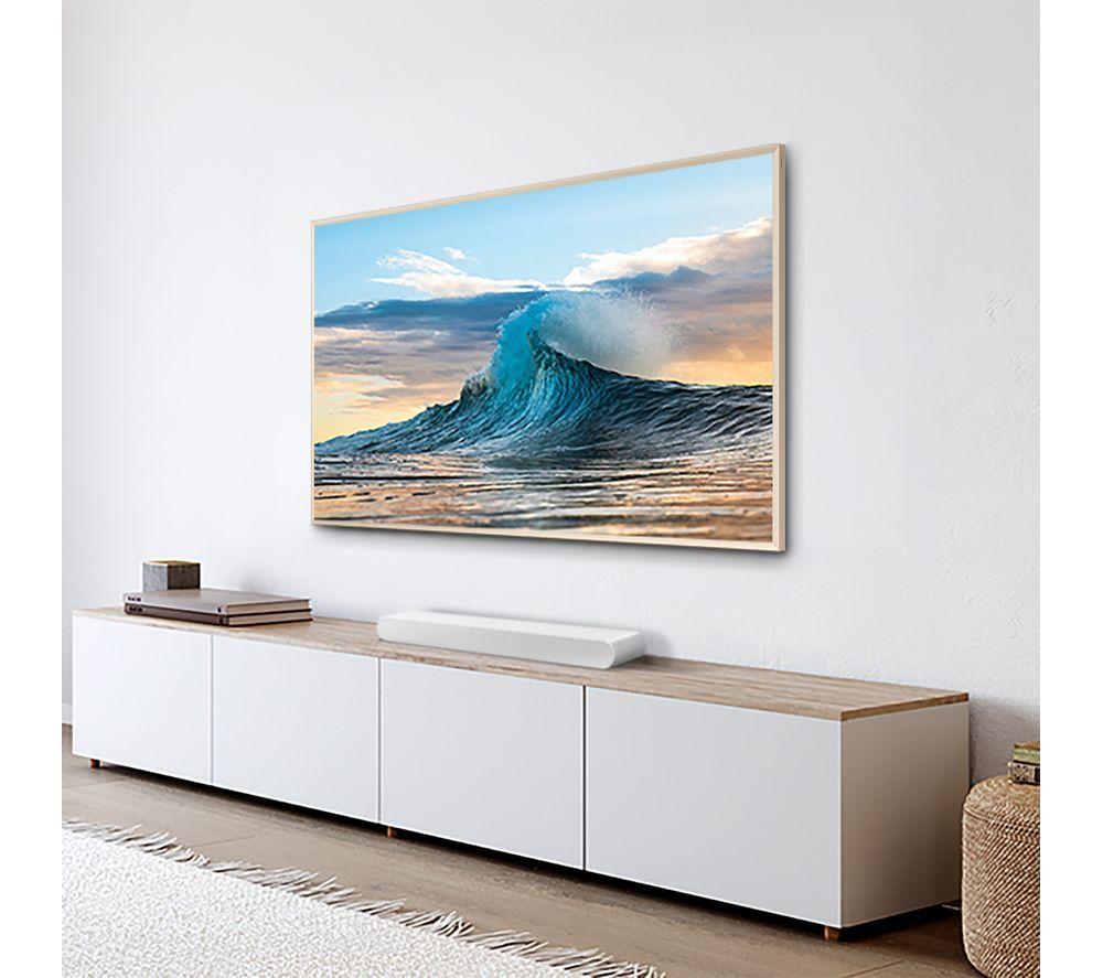 SAMSUNG HW-S61D/XU 5.0 All-in-One Sound Bar with Dolby Atmos, DTS Virtual:X & Amazon Alexa - White