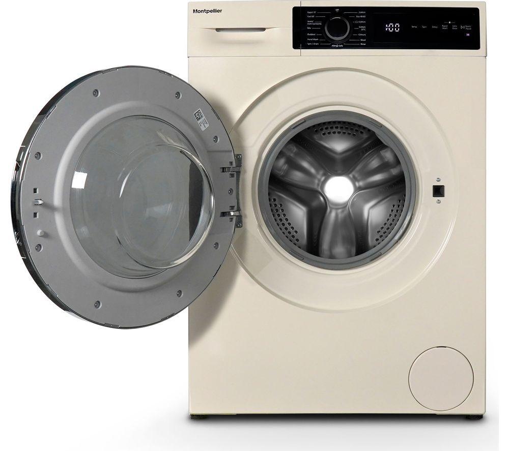 MONTPELLIER MWM814BLC Lavadora de 8 kg y 1400 rpm - Crema