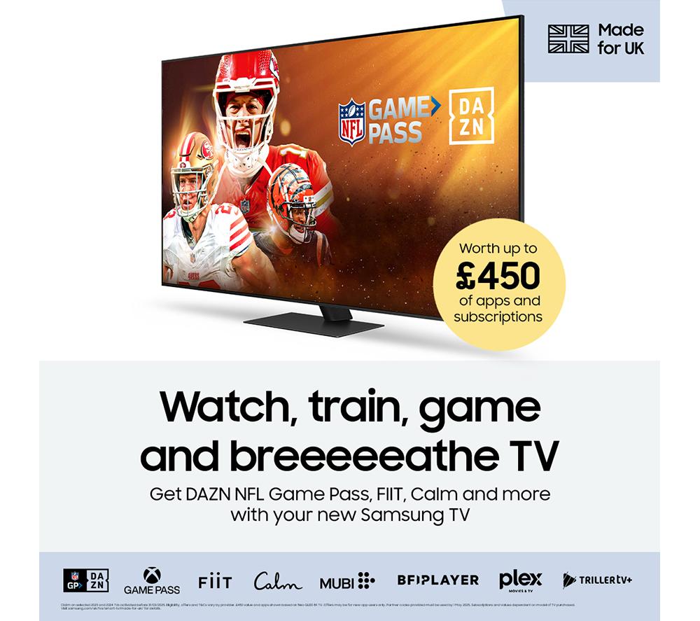 SAMSUNG QN85D 85" Neo QLED 4K Mini LED Smart AI TV 2024 - QE85QN85D