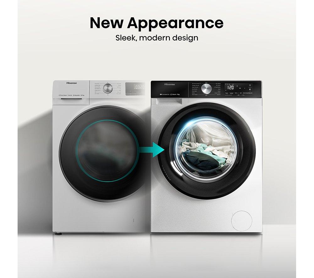 HISENSE 3S Series WF3S9043BW3 WiFi-enabled 9 kg 1400 Spin Washing Machine - White