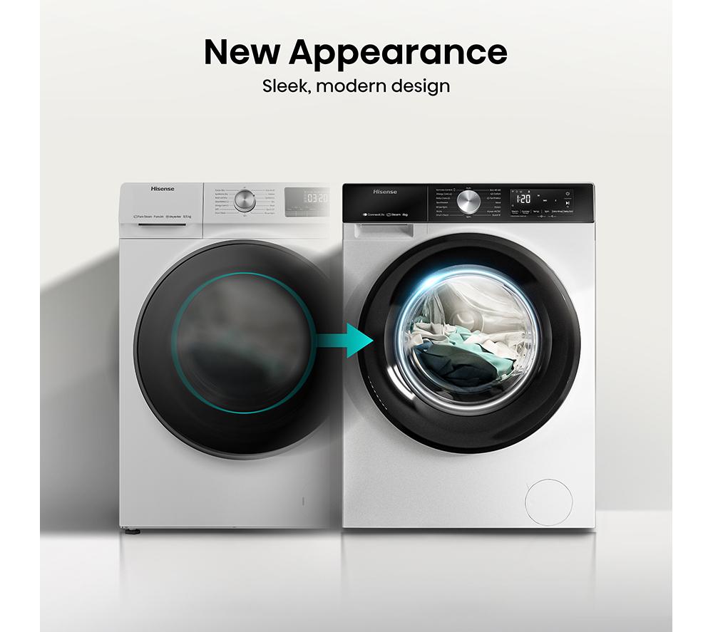 HISENSE Serie 3S WF3S8043BW Lavadora de 8 kg y 1400 rpm con WiFi - Blanco