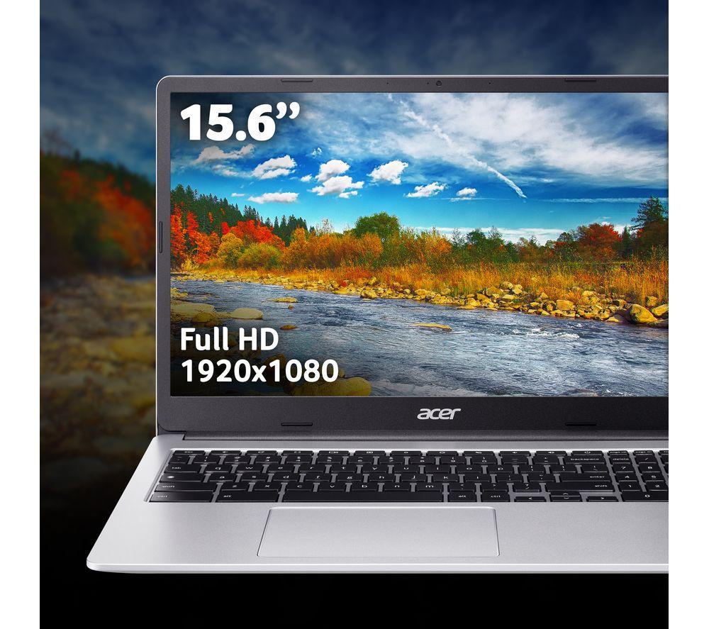 ACER 315 15.6" Chromebook - Intel® Celeron®, 64 GB eMMC, Silver
