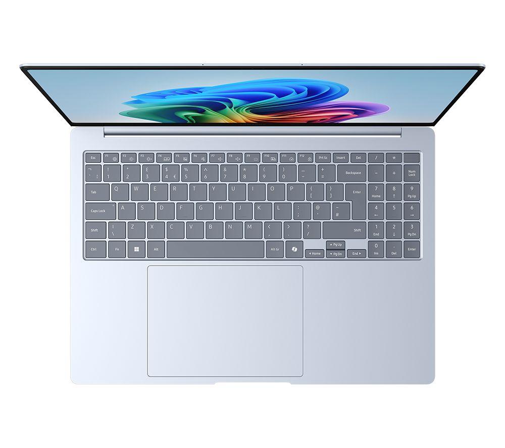 SAMSUNG Galaxy Book4 Edge 16" Laptop, Copilot+ PC - Snapdragon X Elite, 1 TB SSD, Sapphire Blue