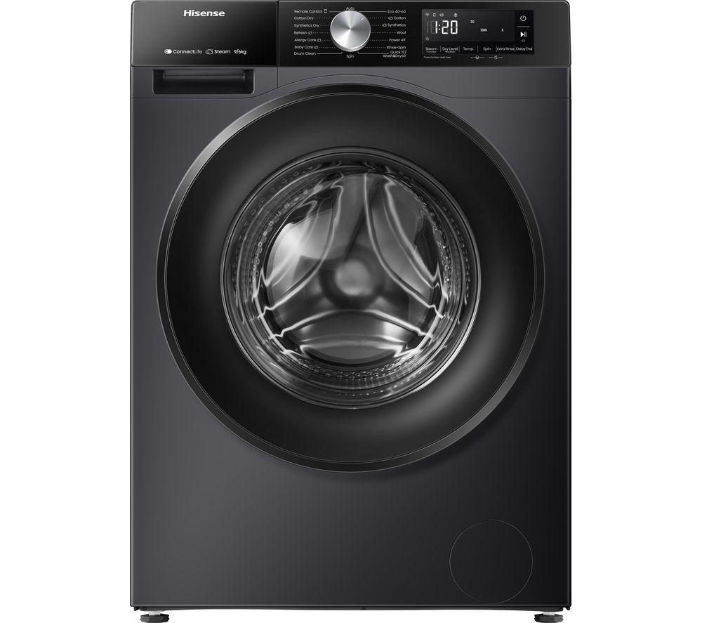 HISENSE 3S Series WD3S9043BB3 WiFi-enabled 9 kg Washer Dryer - Black