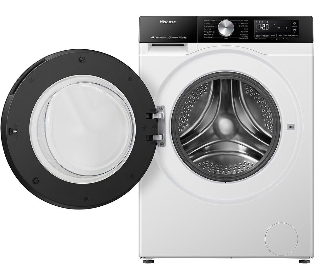 HISENSE Serie 3S WD3S1043BW3 Lavadora-secadora de 10 kg con WiFi - Blanco