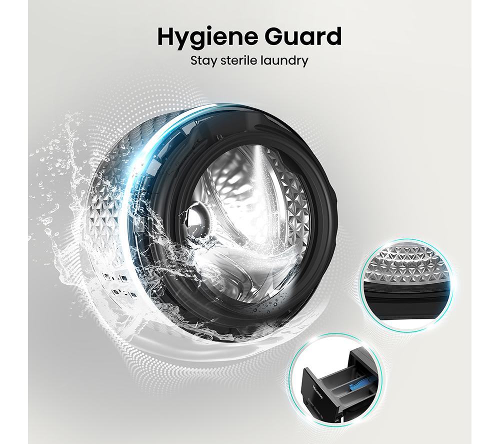 HISENSE 3S Series WF3S1043BB3 WiFi-enabled 10 kg 1400 Spin Washing Machine - Black