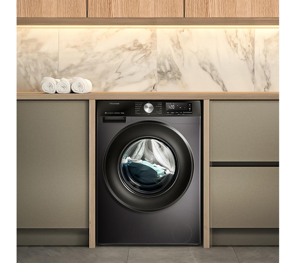HISENSE 3S Series WF3S1043BB3 WiFi-enabled 10 kg 1400 Spin Washing Machine - Black