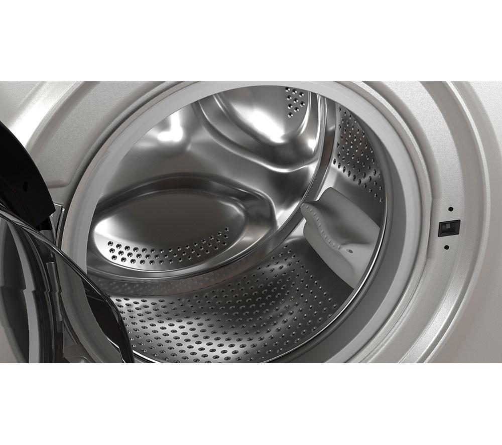 Lavadora de carga frontal HOTPOINT Anti-Stain NSWM 1046 GG UK de 10 kg y 1400 rpm - Grafito