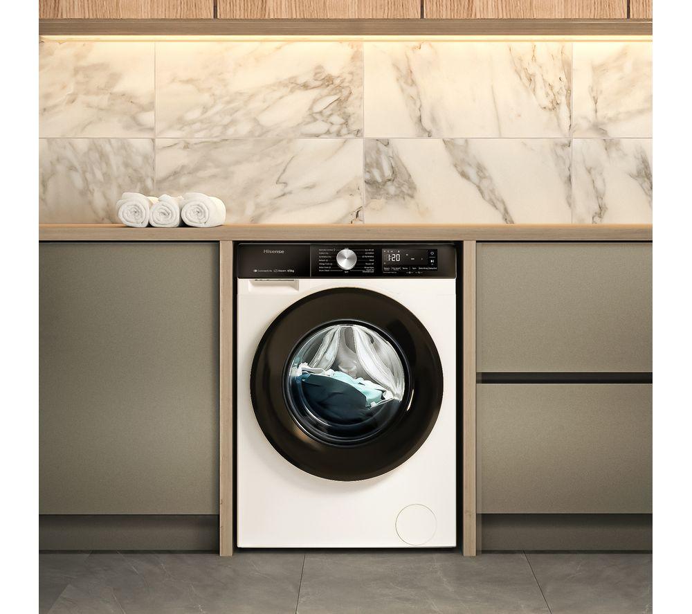 HISENSE 3S Serie WD3S8043BW3 WLAN-fähiger 8 kg Waschtrockner - Weiß