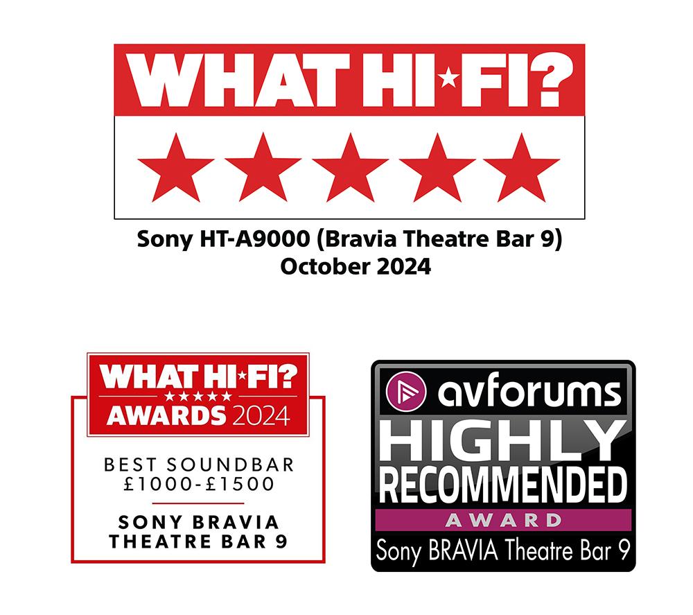 SONY BRAVIA Theatre Bar 9 (HT-A9000) 13.0 Sound Bar with Dolby Atmos