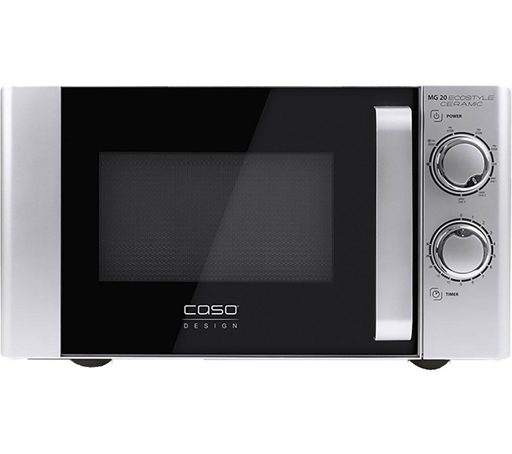 CASO MG 20 Ecostyle Ceramic Microwave with Grill - Silver