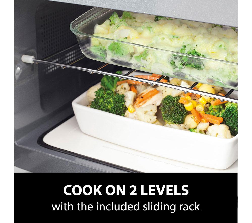 Microondas de cerámica con grill Ecostyle MG 20 de CASO - Plata