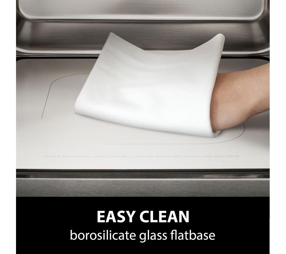 Microondas de cerámica con grill Ecostyle MG 20 de CASO - Plata