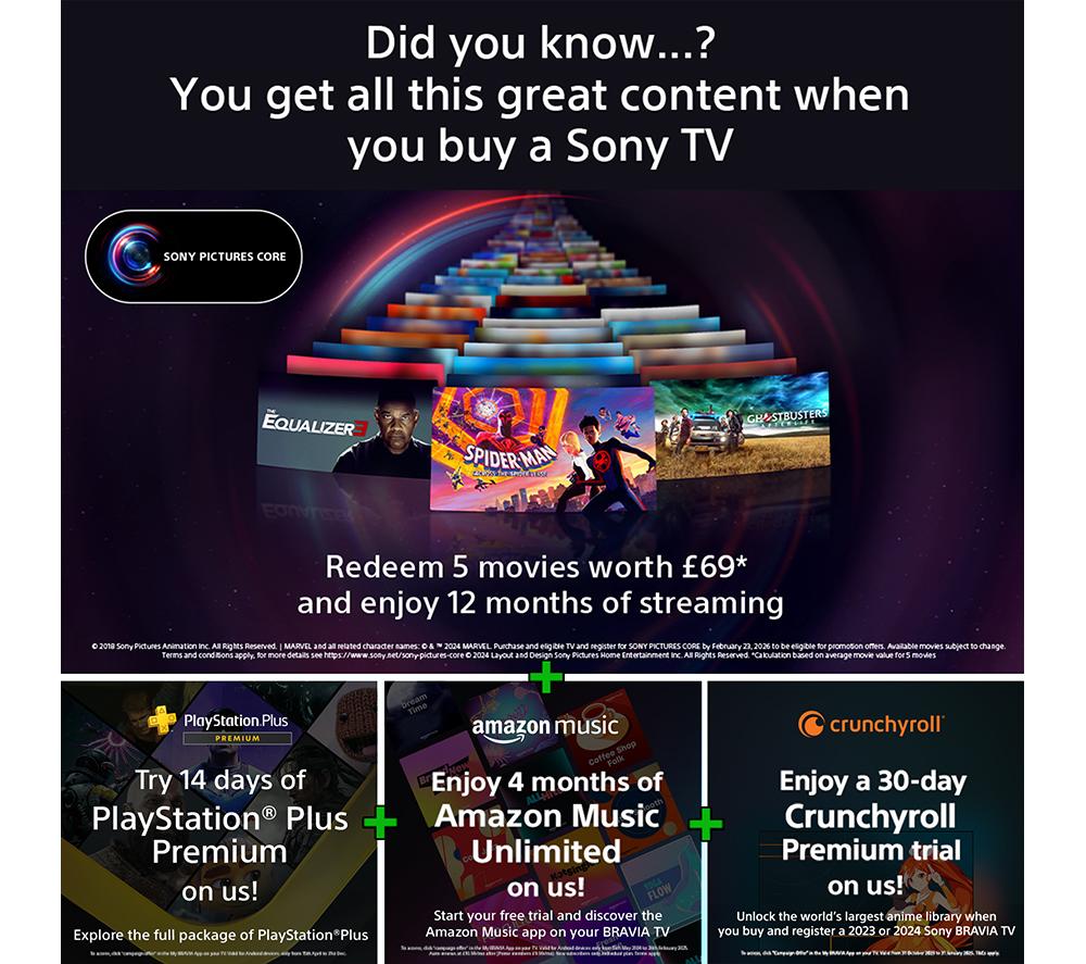 SONY BRAVIA 8 OLED 4K HDR AI Smart TV de 55" - K55XR80PU