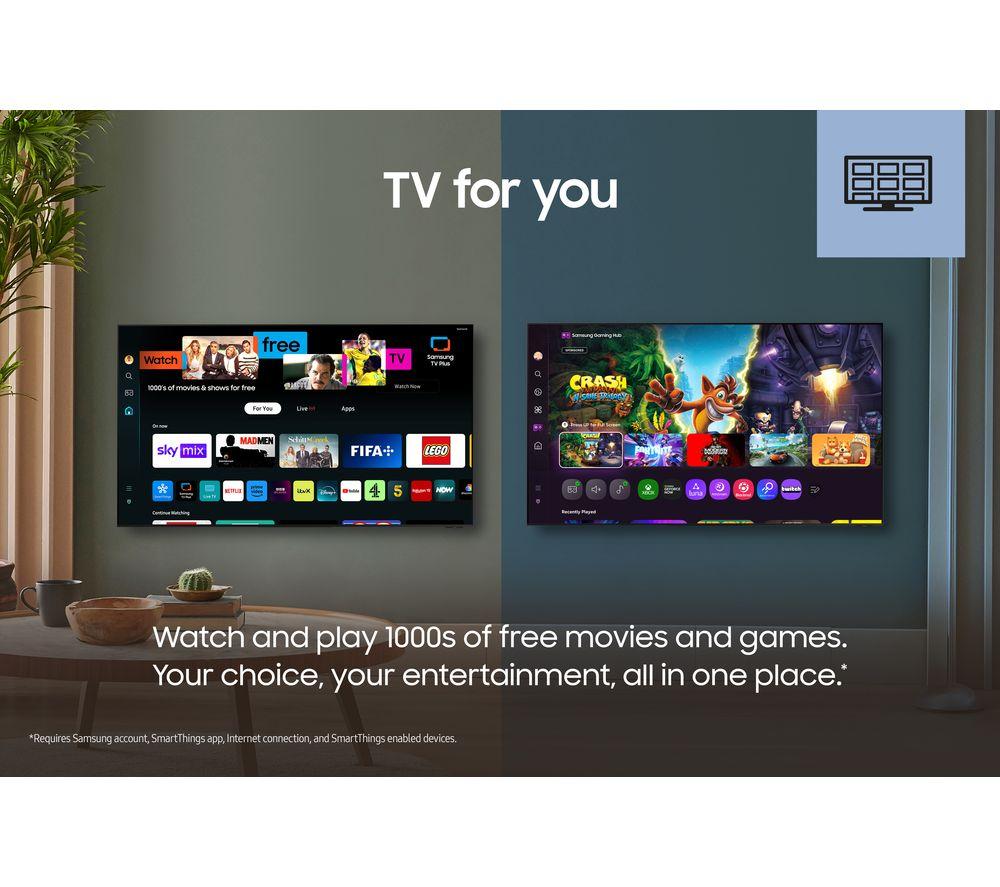 SAMSUNG The Serif LS01D 65" QLED 4K HDR Smart TV in Cloud White 2024 - QE65LS01DA