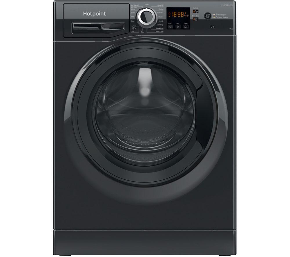 HOTPOINT Anti-Stain NSWR 946 BS UK 9 kg 1400 Spin Washing Machine - Black