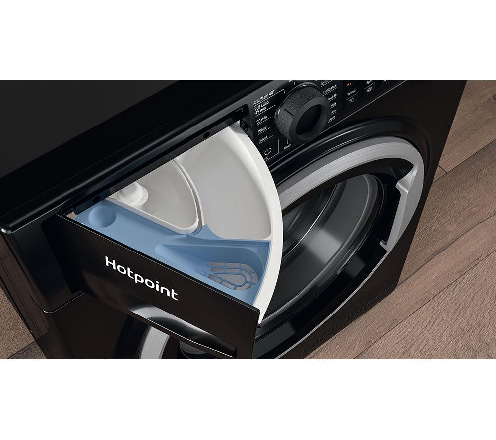 HOTPOINT Anti-Stain NSWM 7469 BS UK 7 kg 1400 Spin Washing Machine - Black