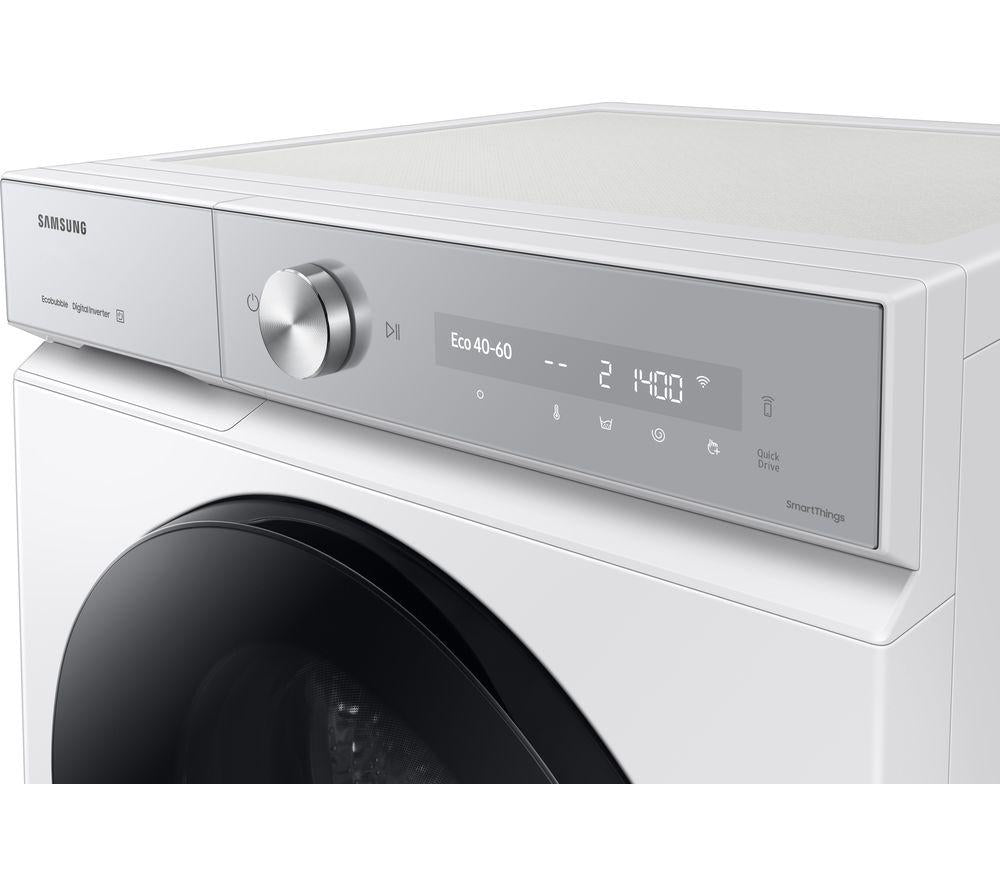 SAMSUNG Series 8 QuickDrive WW90DB8U95GHU1 WiFi-enabled 9 kg 1400 Spin Washing Machine - White