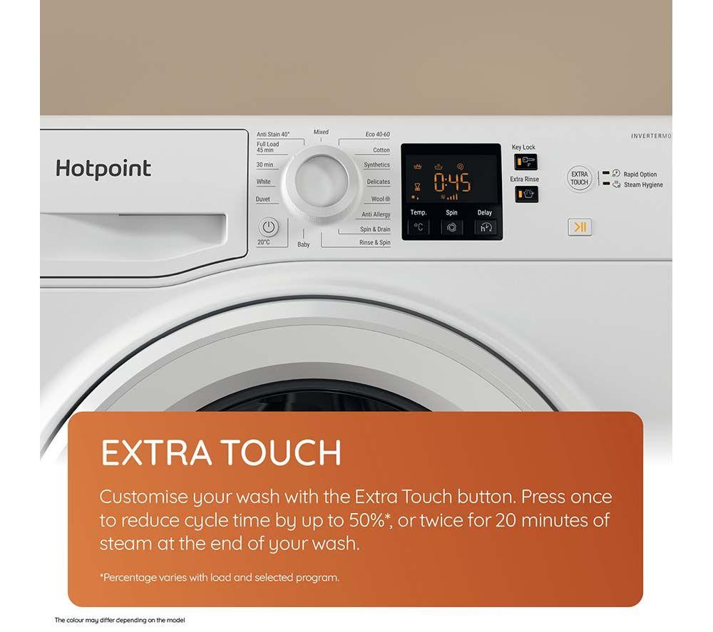 HOTPOINT Anti-stain NSWR 846 GK UK 8 kg 1400 Spin Washing Machine - Graphite