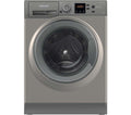 HOTPOINT Anti-stain NSWR 846 GK UK 8 kg 1400 Spin Washing Machine - Graphite