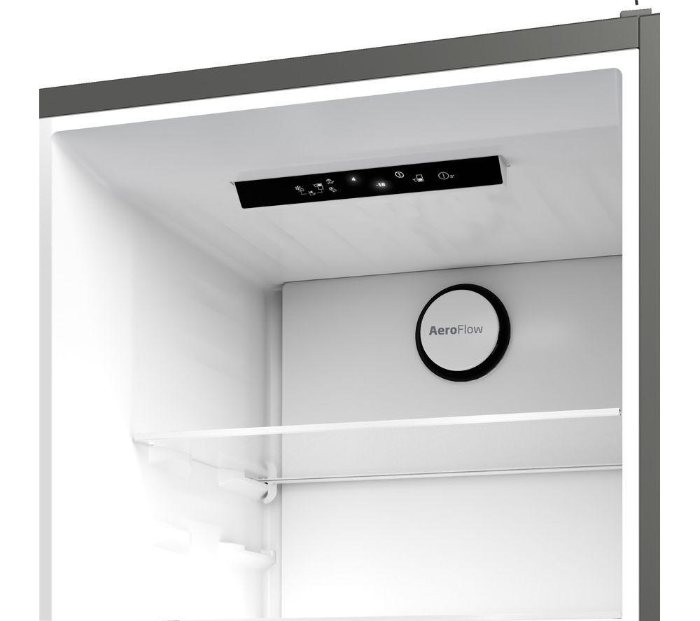 BEKO Pro HarvestFresh AeroFlow CNG5603VG Kühl-Gefrierkombination 70/30 – Graphit