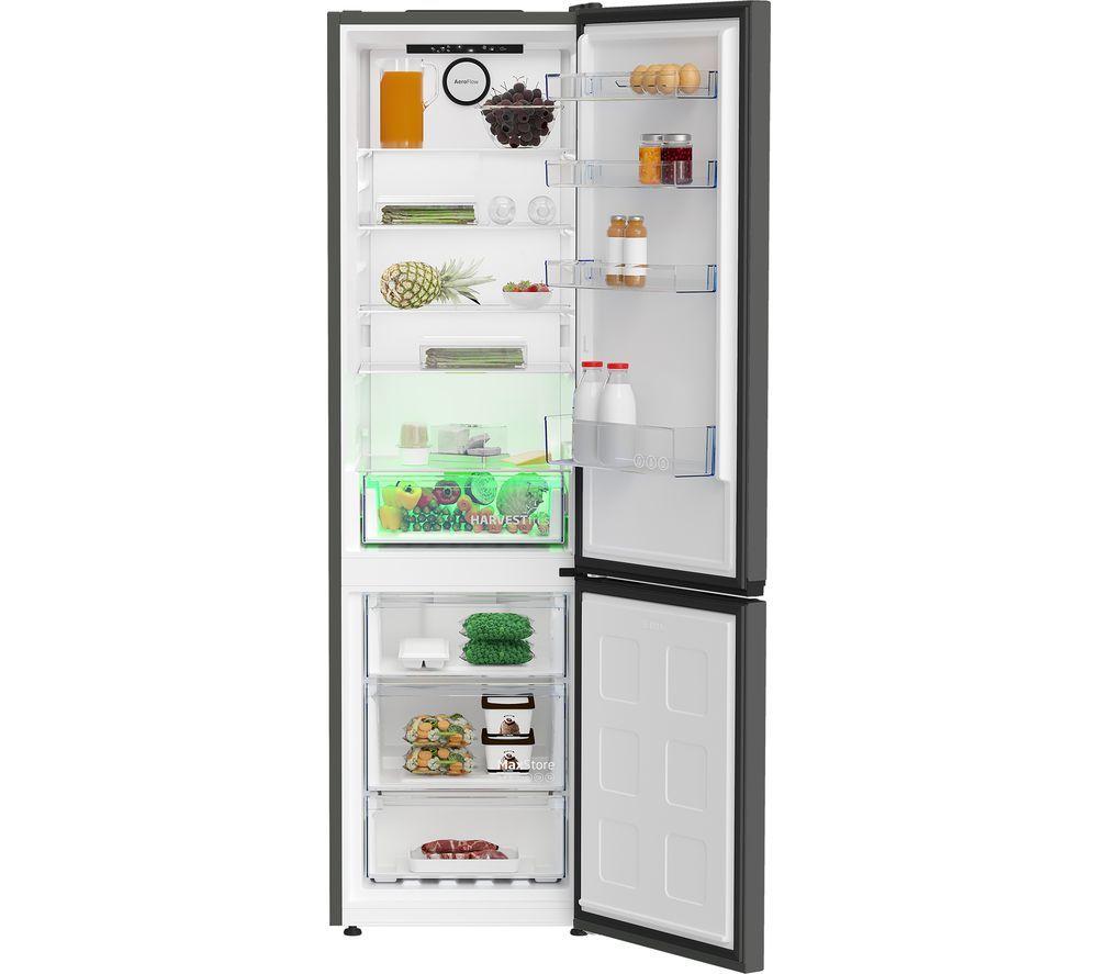 BEKO Pro HarvestFresh AeroFlow CNG5603VG Kühl-Gefrierkombination 70/30 – Graphit