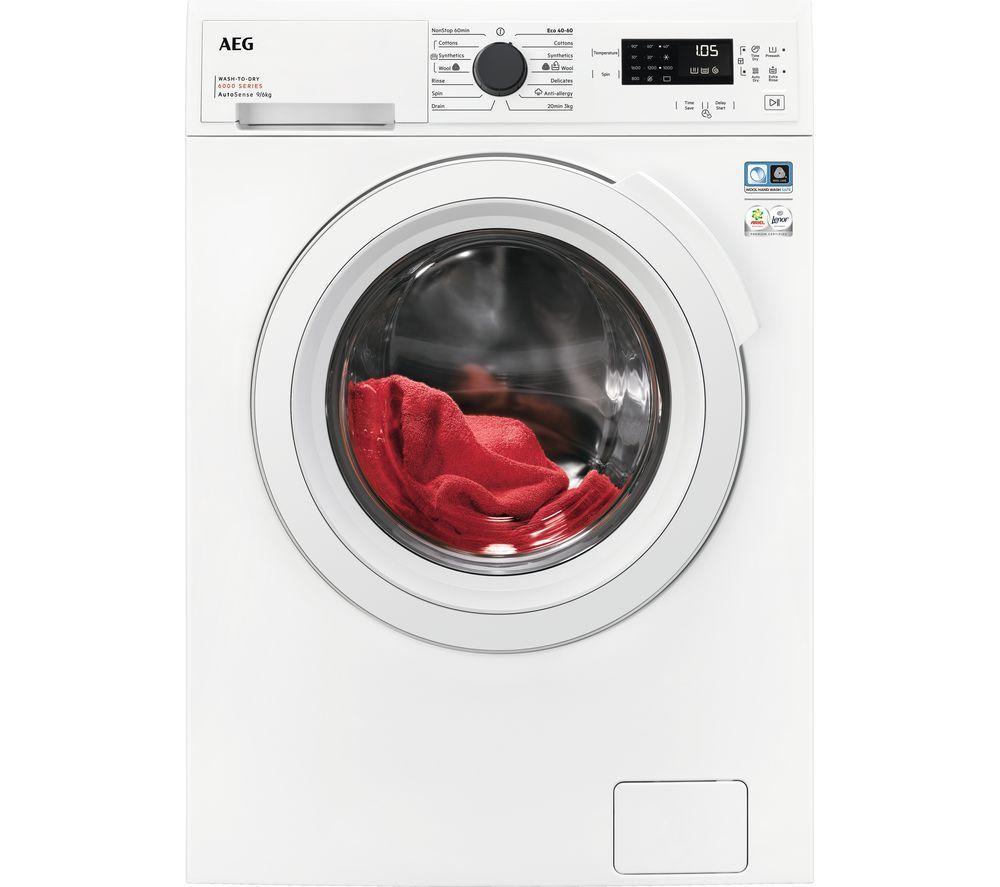 AEG 6000 Series LWX60966B 9 kg Washer Dryer - White