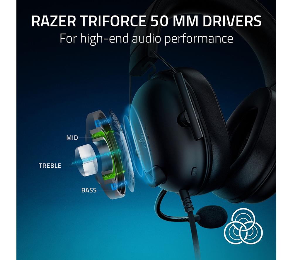 RAZER BlackShark V2 X 7.1 Gaming-Headset für PlayStation - Schwarz