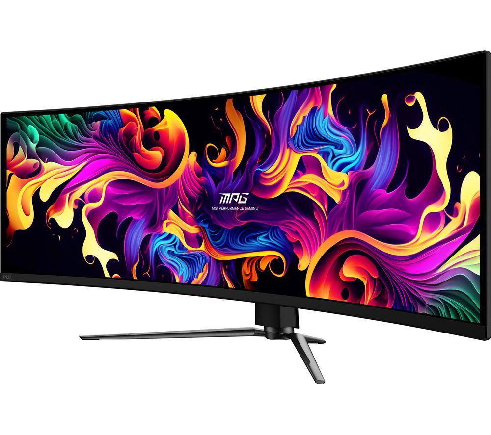 MSI MPG 491CQP Super Ultra Wide Quad HD 49" Curved Quantum Dot Gaming Monitor - Black