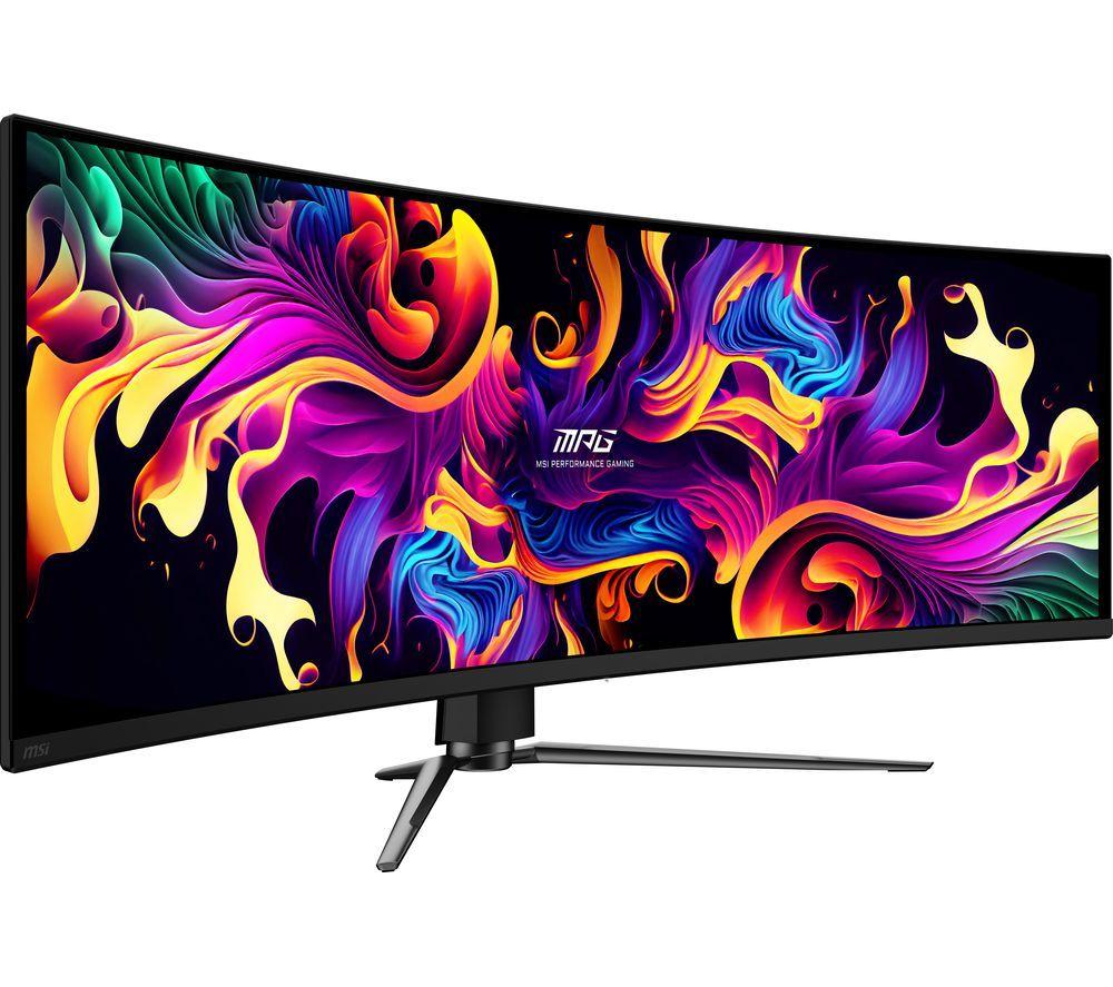 MSI MPG 491CQP Super Ultra Wide Quad HD 49" Curved Quantum Dot Gaming Monitor - Black
