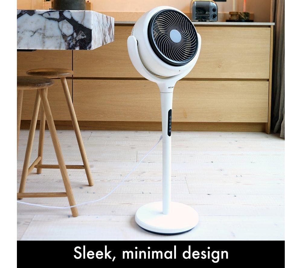 AIRCRAFT HOME LUME Leiser Luftzirkulator 8" Standventilator – Stone White
