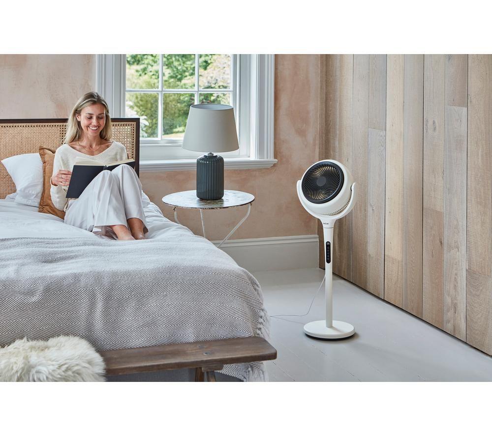 AIRCRAFT HOME LUME Leiser Luftzirkulator 8" Standventilator – Stone White